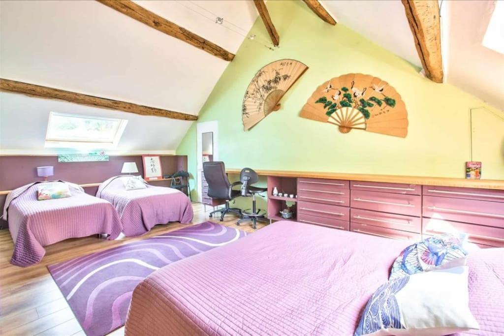 Domaine De Tardais, Ideal Famille Avec Piscine Et Nombreux Loisirs Senonches Luaran gambar