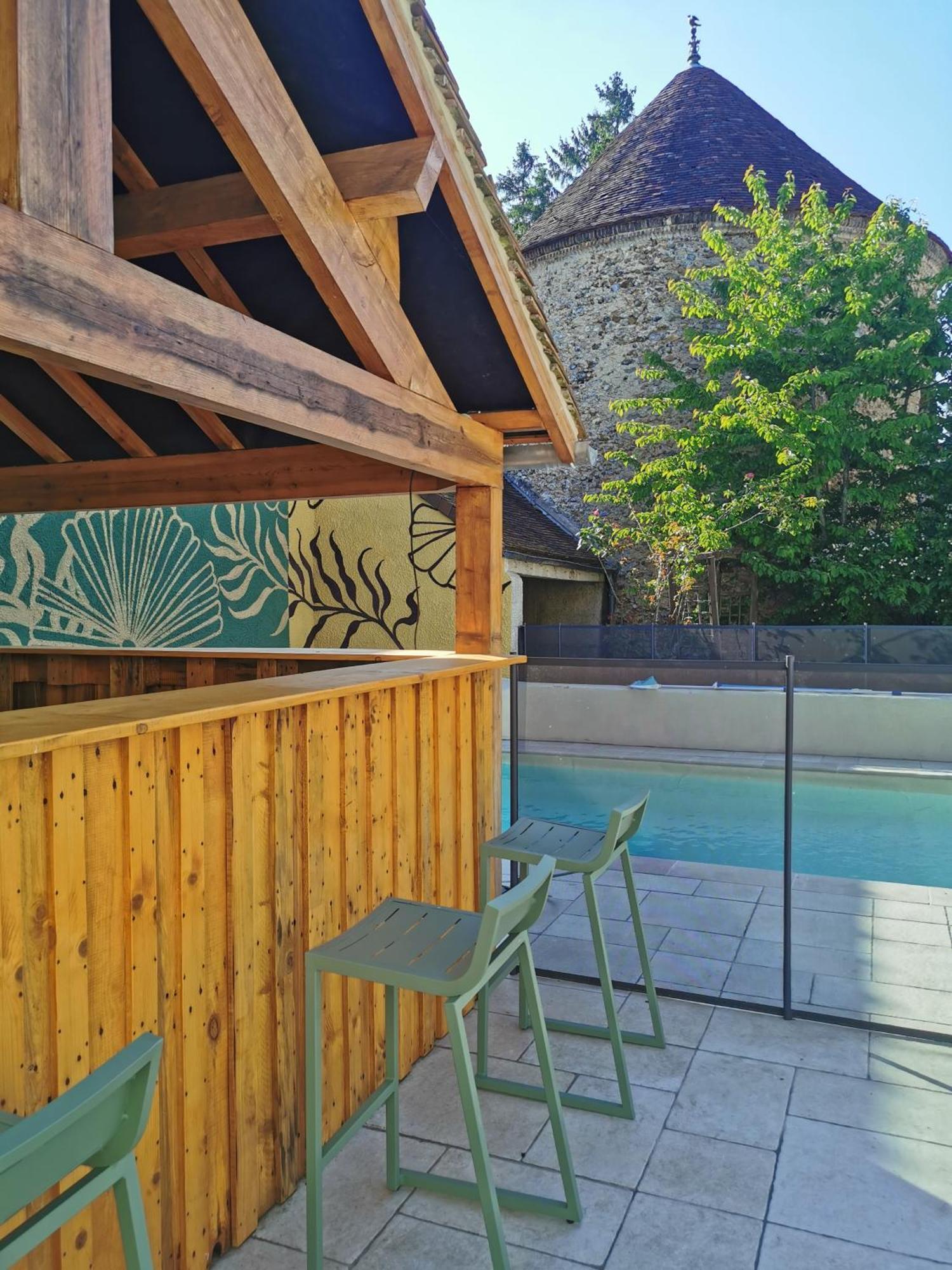 Domaine De Tardais, Ideal Famille Avec Piscine Et Nombreux Loisirs Senonches Luaran gambar