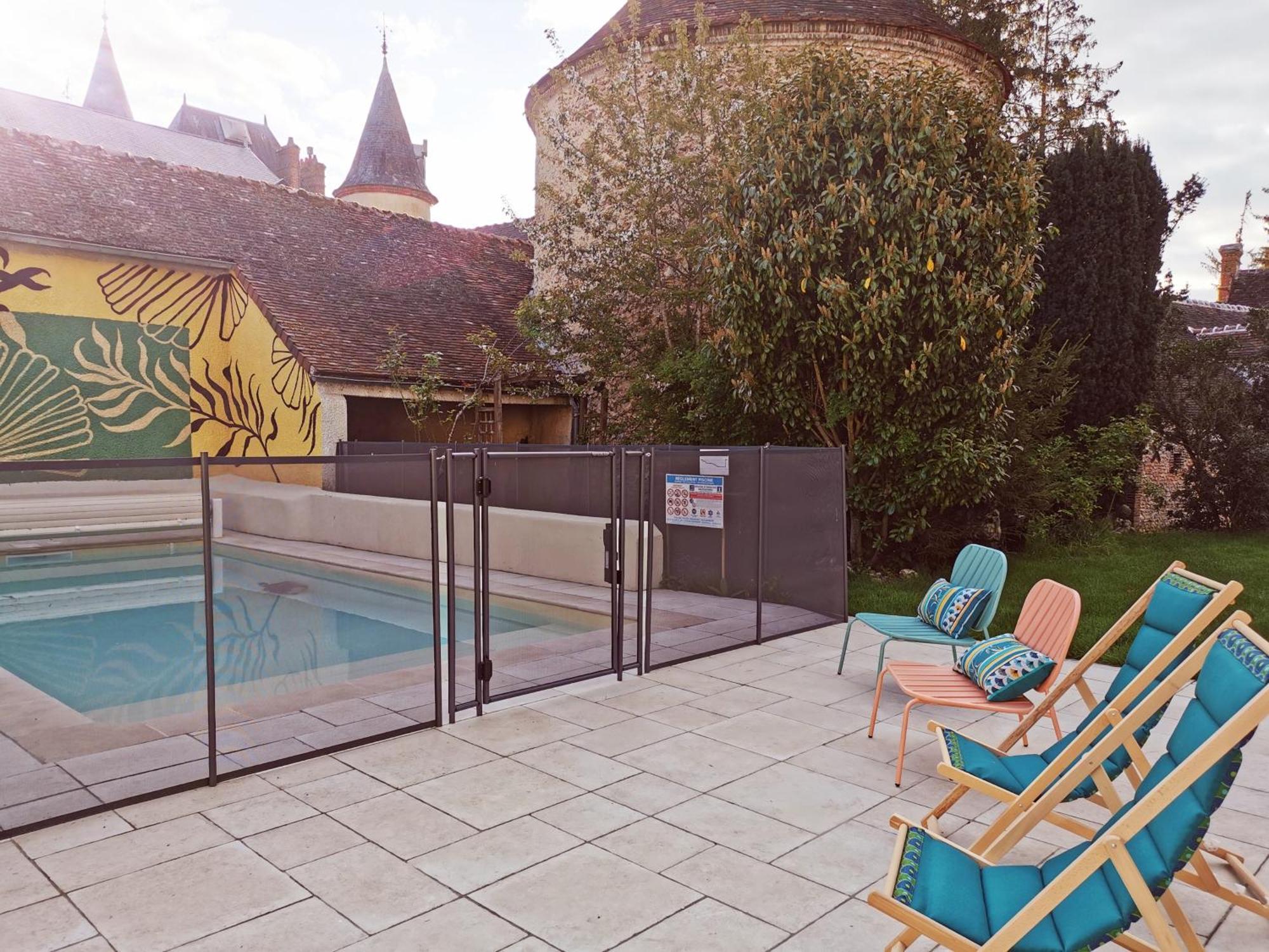 Domaine De Tardais, Ideal Famille Avec Piscine Et Nombreux Loisirs Senonches Luaran gambar