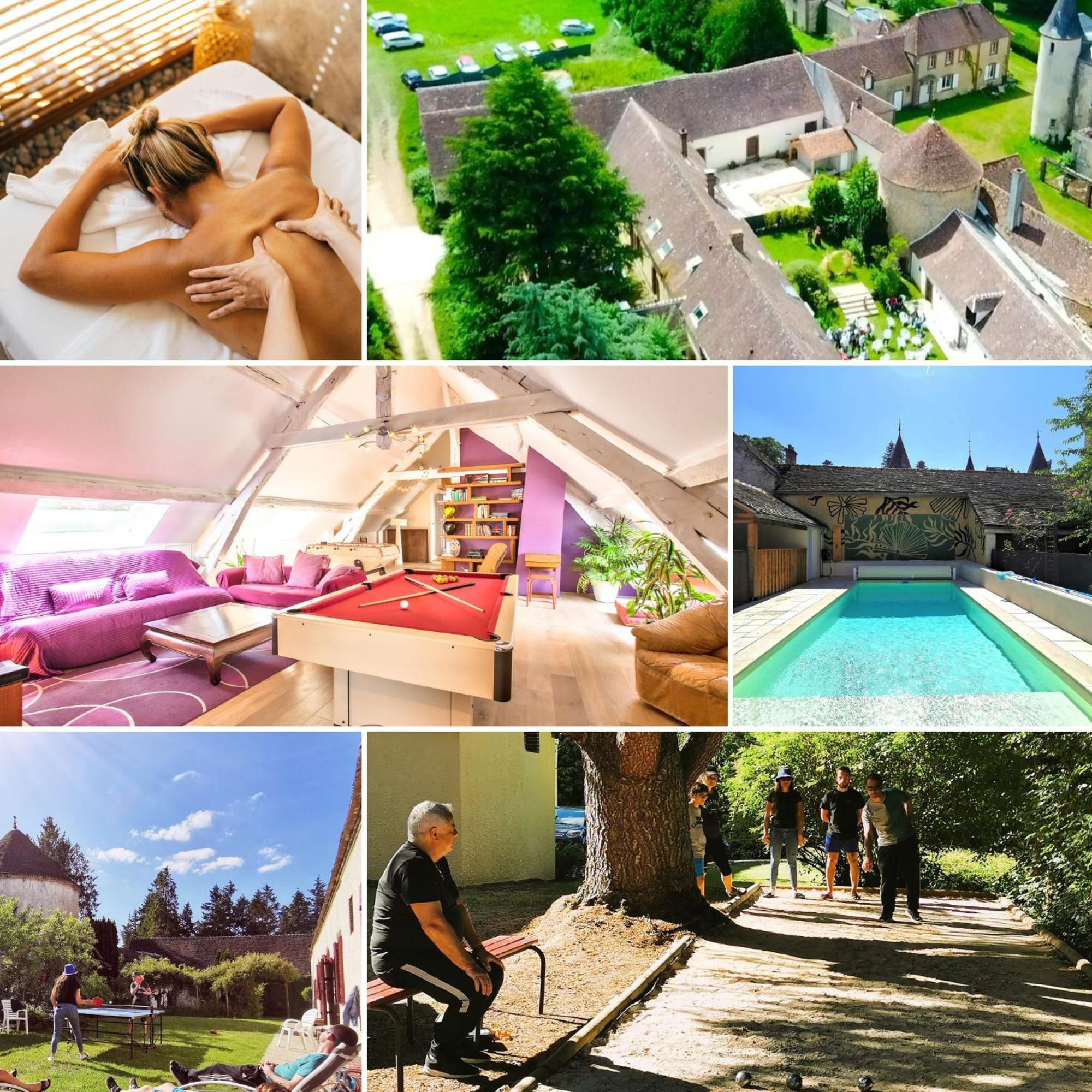 Domaine De Tardais, Ideal Famille Avec Piscine Et Nombreux Loisirs Senonches Luaran gambar